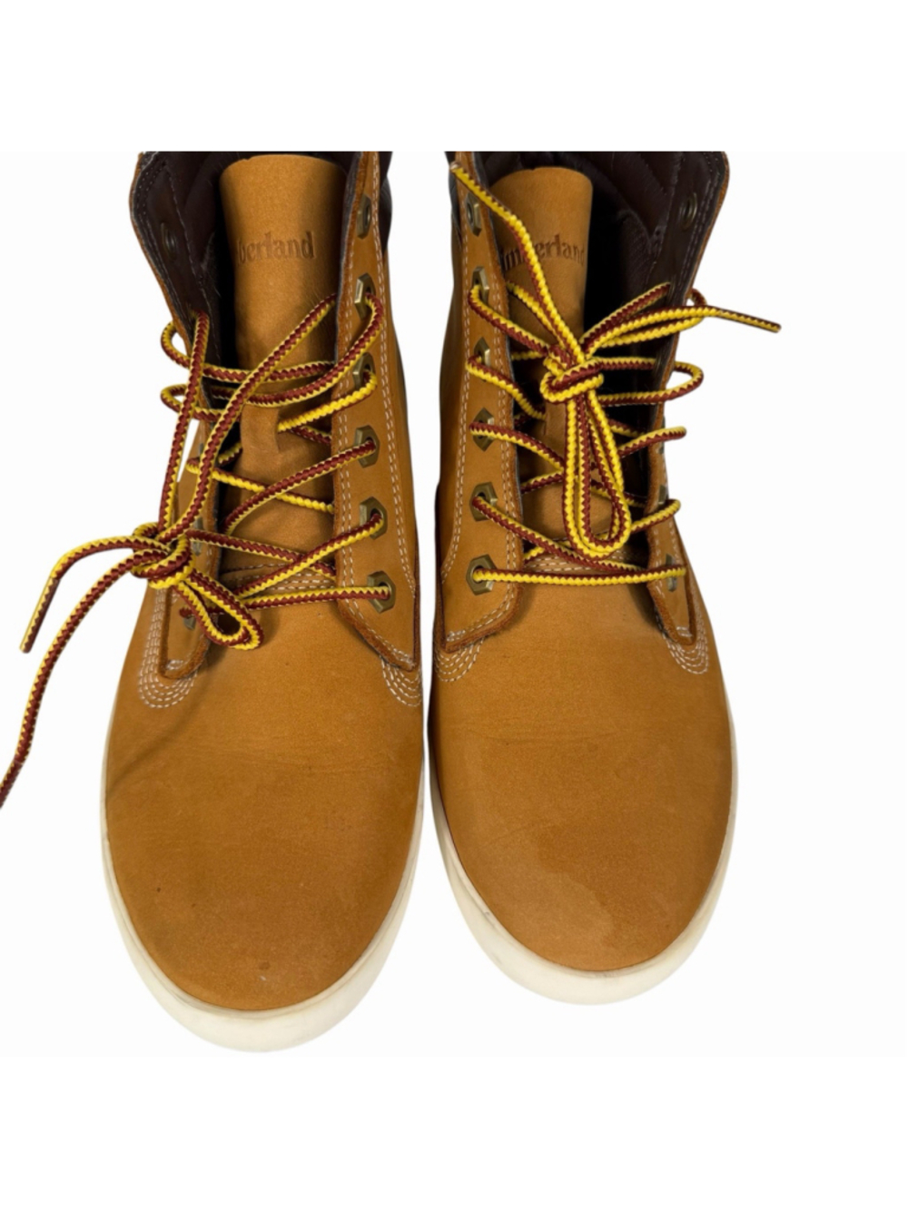 Timberland Boots Dausette Brown Leather Lace Up Ankle Bootie Sneakers Size 8 - Picture 2 of 12